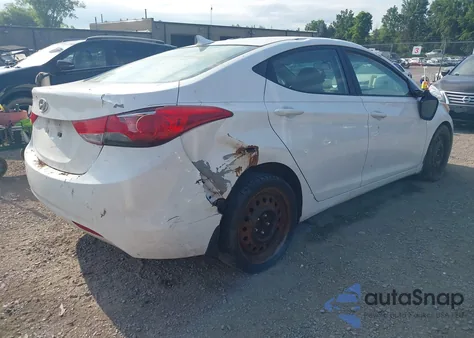 2013 Hyundai Elantra Gls из США, поврежденный, VIN 5NPDH4AE3DH308218